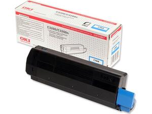 Toner Εκτυπωτή OKI C3200/C3200N Cyan 43034807